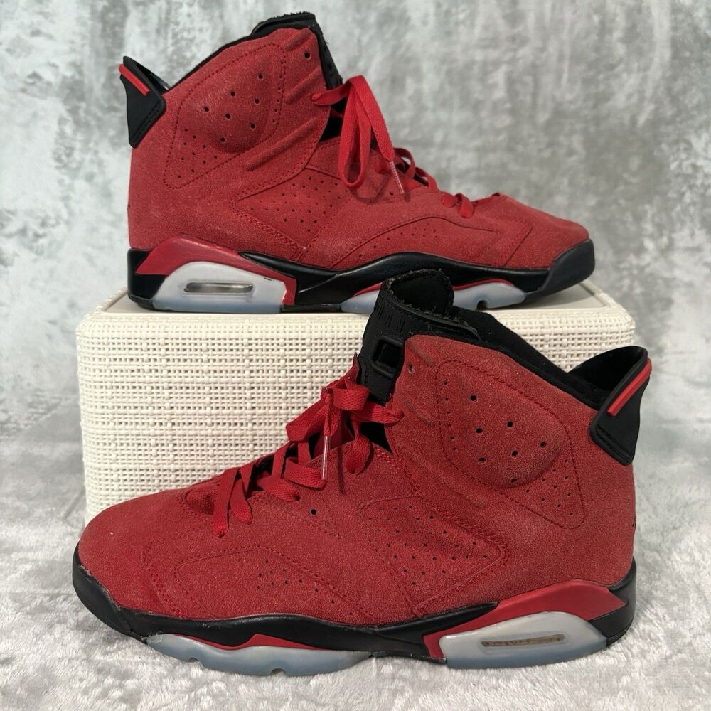 Air Jordan 6 Retro “Infrared 23” Men’s Basketball Shoes Size 10 Red Toro Bravo